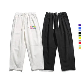 Custom Spring Casual Country Fashion Cargo Pants Men's Retro All Matching Loose Waist Trousers Men