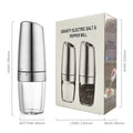 Hot Sale Stainless Steel Salt Pepper Mill Automatic Salt Grinder Gravity Pepper Mill