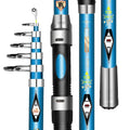 Cheap Price Glass Fiber Portable Telescopic Sea Pole Fly Fishing Rod and Reels Fish