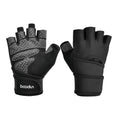 HBG 1685 Gym Gloves Fitness Wrist Guard Gloves Climbing Half Finger Training Fitness Yoga Hand Gloves