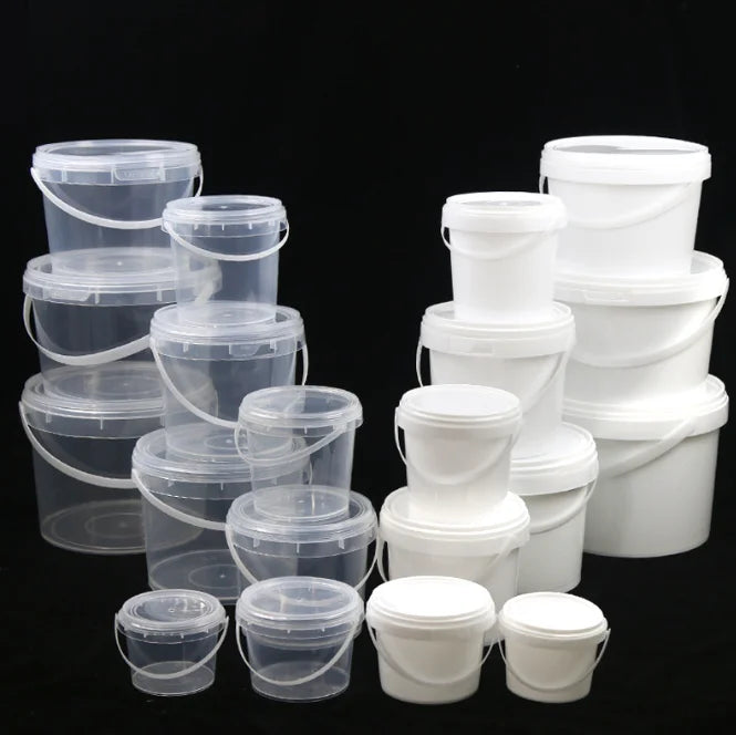 Empty Pp Food Grade Manufactures Bucket Plastic Wide Mouth Round Paint Chemical Buckets for Sale Plastic Barrels With Lid