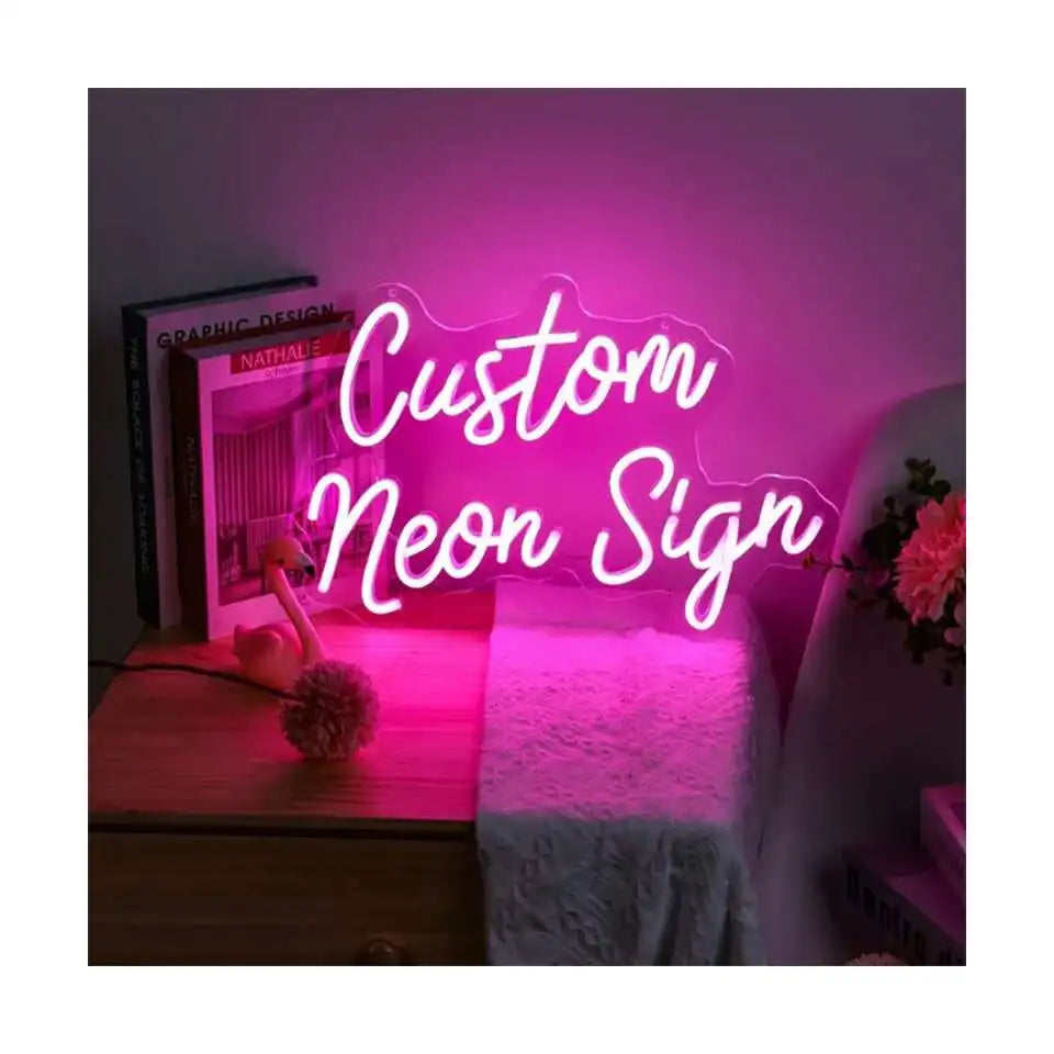 Wholesale Dropshipping Custom LED Light Neon Sign for Birthday Party Wall Decor Fast Delivery Electronic Sign