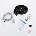 Hot Selling High Pressure Automatic Black Cup Cleaner Custom logo Bottle Cleaner Glass Rinser for Bar Kitchen Sink