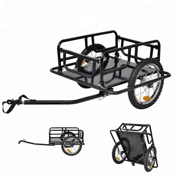 Outdoor Transportation Goods Bicycle Trailer Foldable Bicycle Trailer Body Tricycle Pet Bicycle Trailer