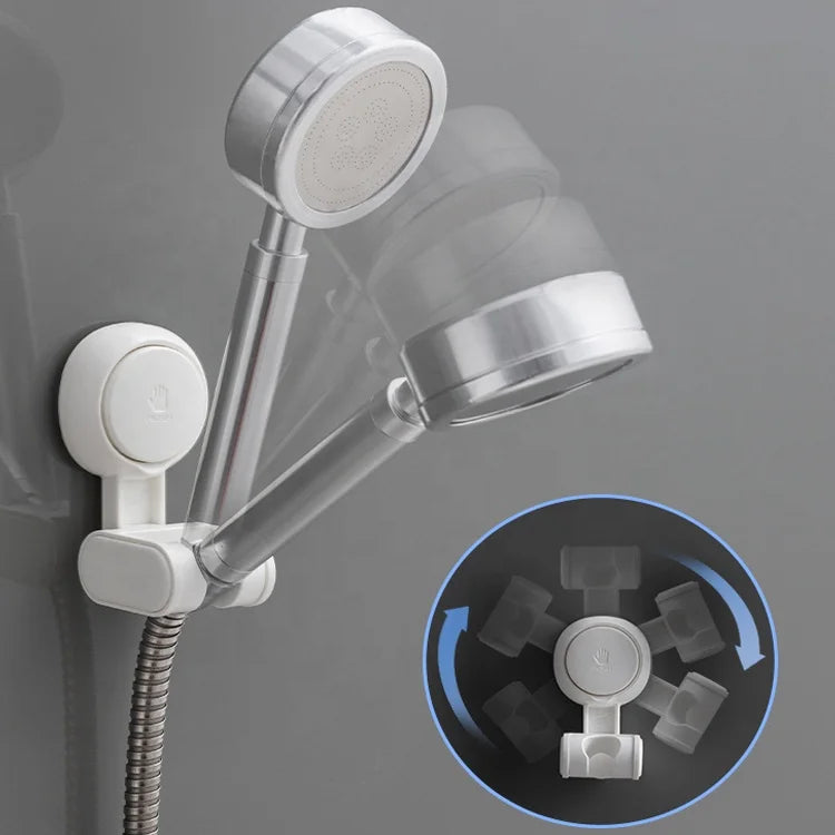 TAILI New Design ABS Plastic Vacuum Suction Cup Shower Bracket Waterproof No-Drilling Shower Head Holder