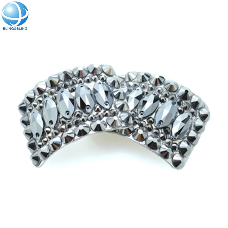 Irish Dance Shoe Buckle Customized Color Rhinestone Crystal Shoe Buckle for Women Pumps Dancing Jig Shoes Decoration Accessories