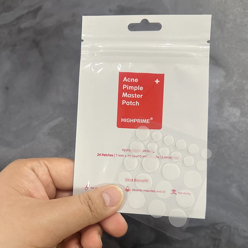 Quick & Easy Blemish Zit Spot Treatment Patch Intensive Oval-Shaped Hydrocolloid Pimple Patch With Tea Tree Oil