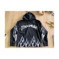 KY Non Drawstring Raw Cut New Design Satin Lined Unisex Puff Print Luxury Cotton Fleece Custom Hoodie Cotton