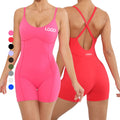Joyyoung Customized Womens Yoga Rompers One Piece Tummy Control Bodysuit Dancing Activewear Casual Jumpsuits