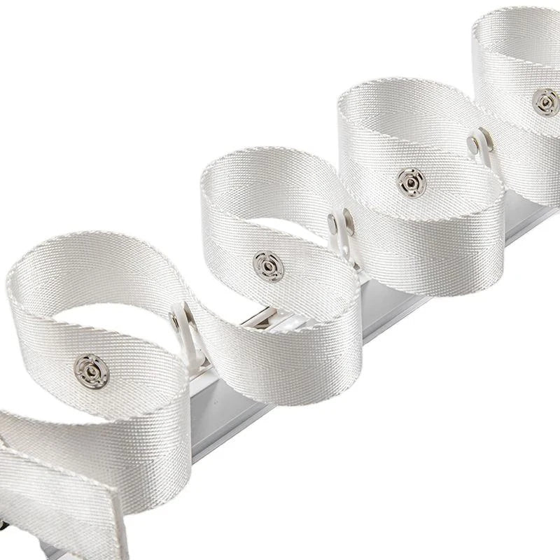 Factory Direct Commercial Wave Curtain Track With Tape Parts S Wave Curtain Ripple Fold Track Rail Serpentine Curtain Track
