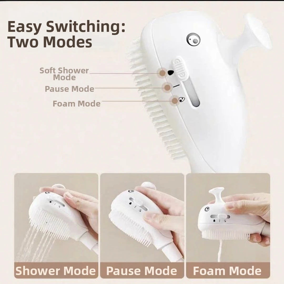 ABS Plastic Dog Bath Hair Brush Sprayer Pet Shampoo Shower Head Brush Pet Cleaning Grooming Tool