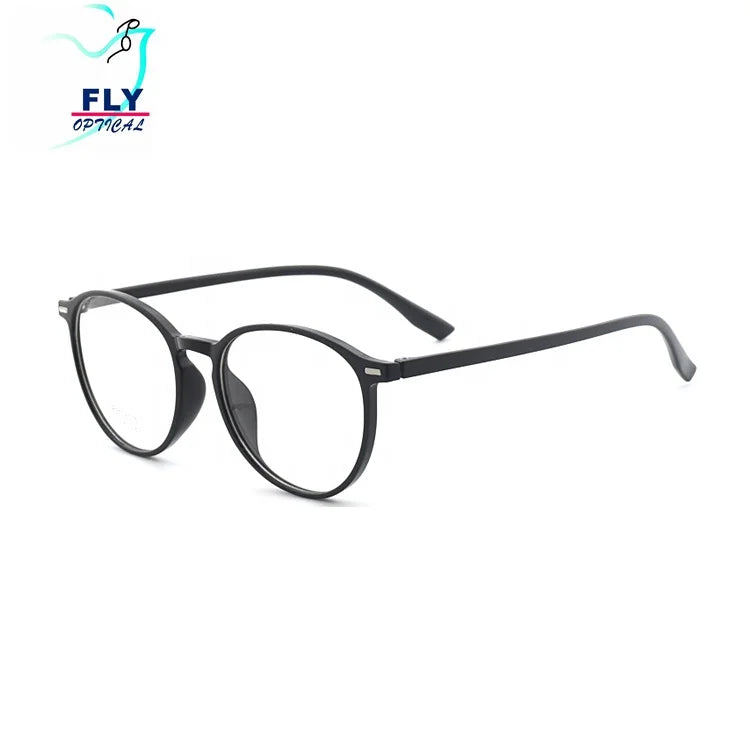 Doisyer Custom Brand Logo Gaming Eyewear with Round TR90 Blue Light Lens Blocker Printed Pattern Computer Eye Glasses