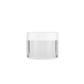 150g PETG Clear Plastic Cream Jar with Black Lid Thick Wall 4oz Round Cosmetic Skincare Packaging Jars for Skin Care
