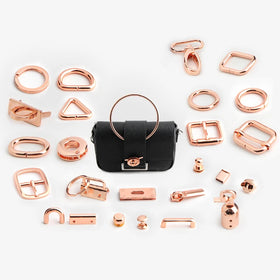 Other Bags Parts Dog Metal Quick Release Pin Square Buckle Key Hook Ring Lock for Purse Handle Handbag Hardware Accessories