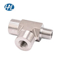 HAL-LOK KMT-4(1/4) 316 Stainless Steel 1/4in. NPT Female Pipe Fittings 3-Way Connectors Polishing Surface Treatment Forged