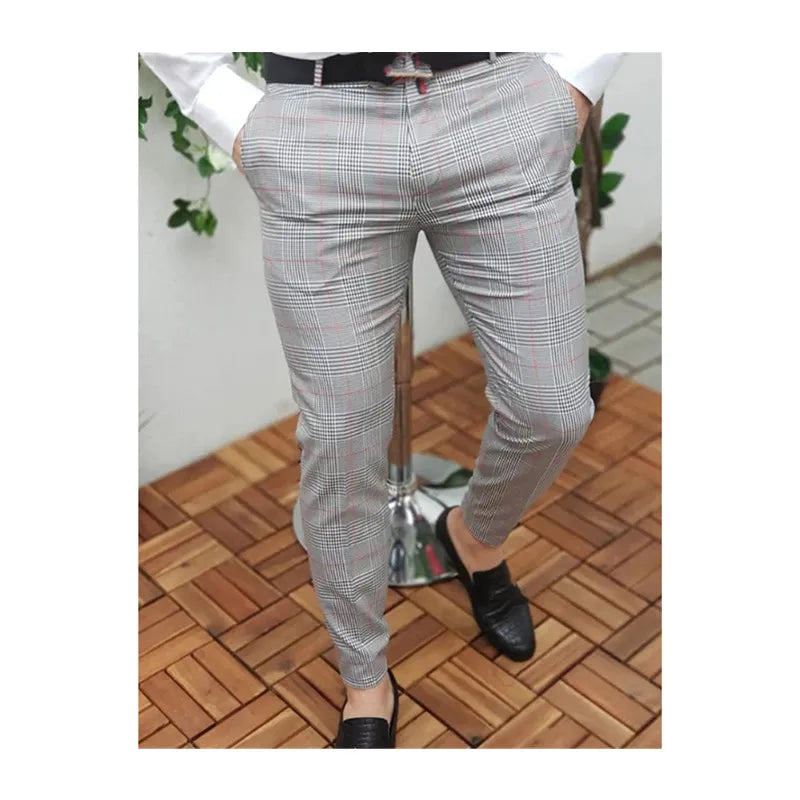 Wholesale Price Men's Casual Dress Pants 100% Polyester Breathable