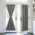 Rod Pocket Thermal Blackout Curtain for Doors with Glass Window Kitchen and Patio Doors for Privacy 25 X 72 Inches Long