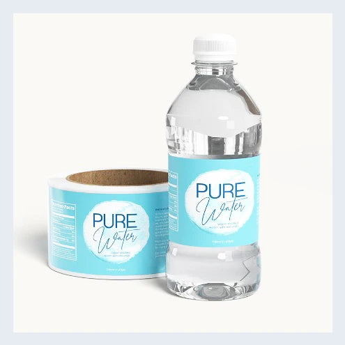Waterproof Bottle Labels Wedding Water Bottle Stickers Bottled Water Packing Printing Labels