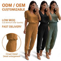 Wholesale Plus Size Women's Sets Elegant Fashion Comfortable Lounge Wear Ladies 2 Piece Sets Casual
