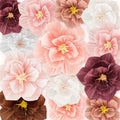 Wholesale B-2262 Foldable Artificial White 3D Crepe Paper Flower for Shop Home and Wedding Decoration