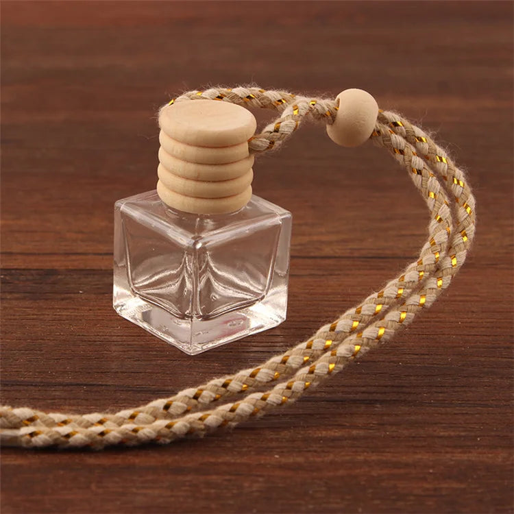 Directly Factory Price Colorful Glass 8ml 10ml Empty Car Spray Perfume Bottle Car Diffuser Bottle