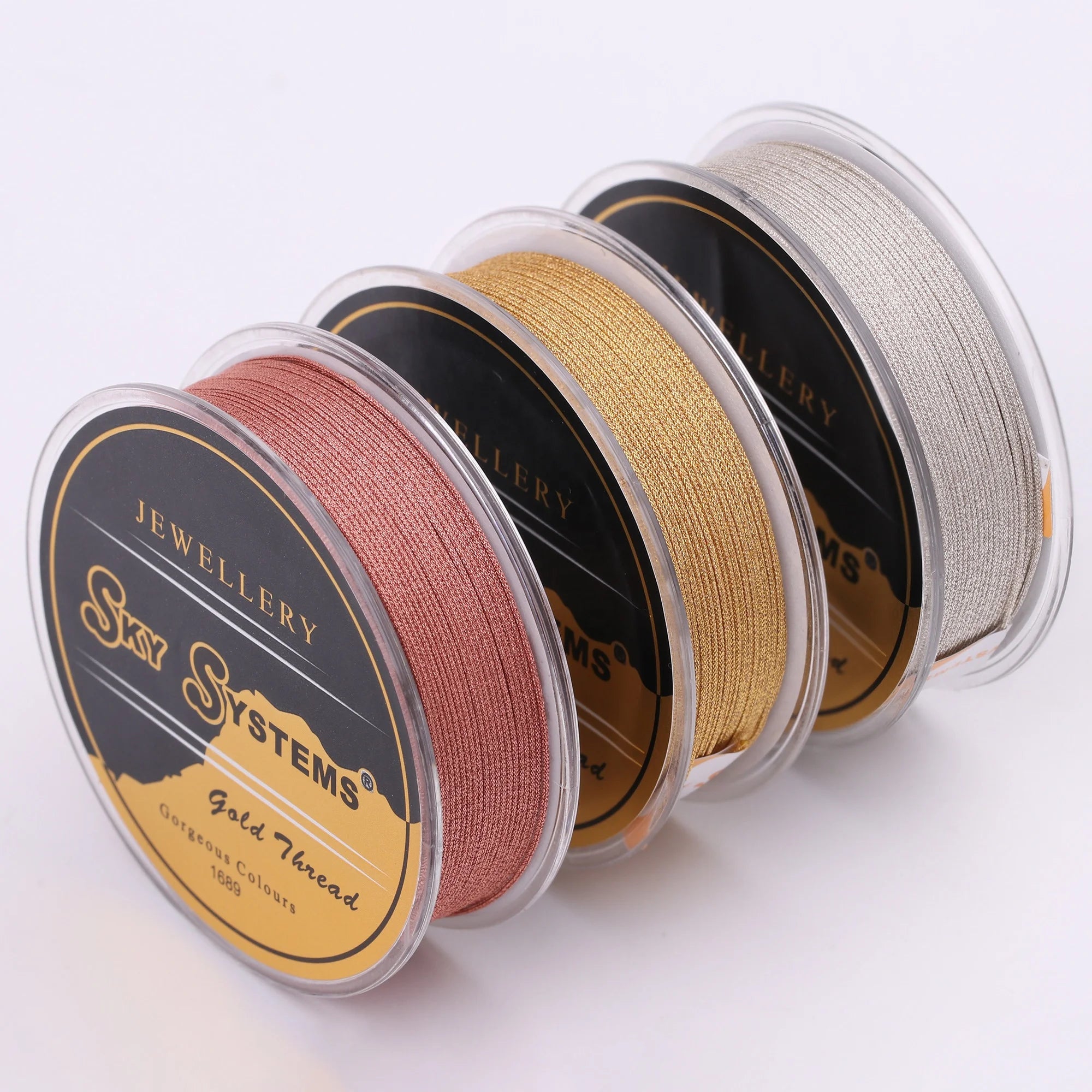 0.85mm Satin Jewelry Cord for Bracelets and Necklaces Gold Silver Compatible Accessory for Beading Lanyard Material