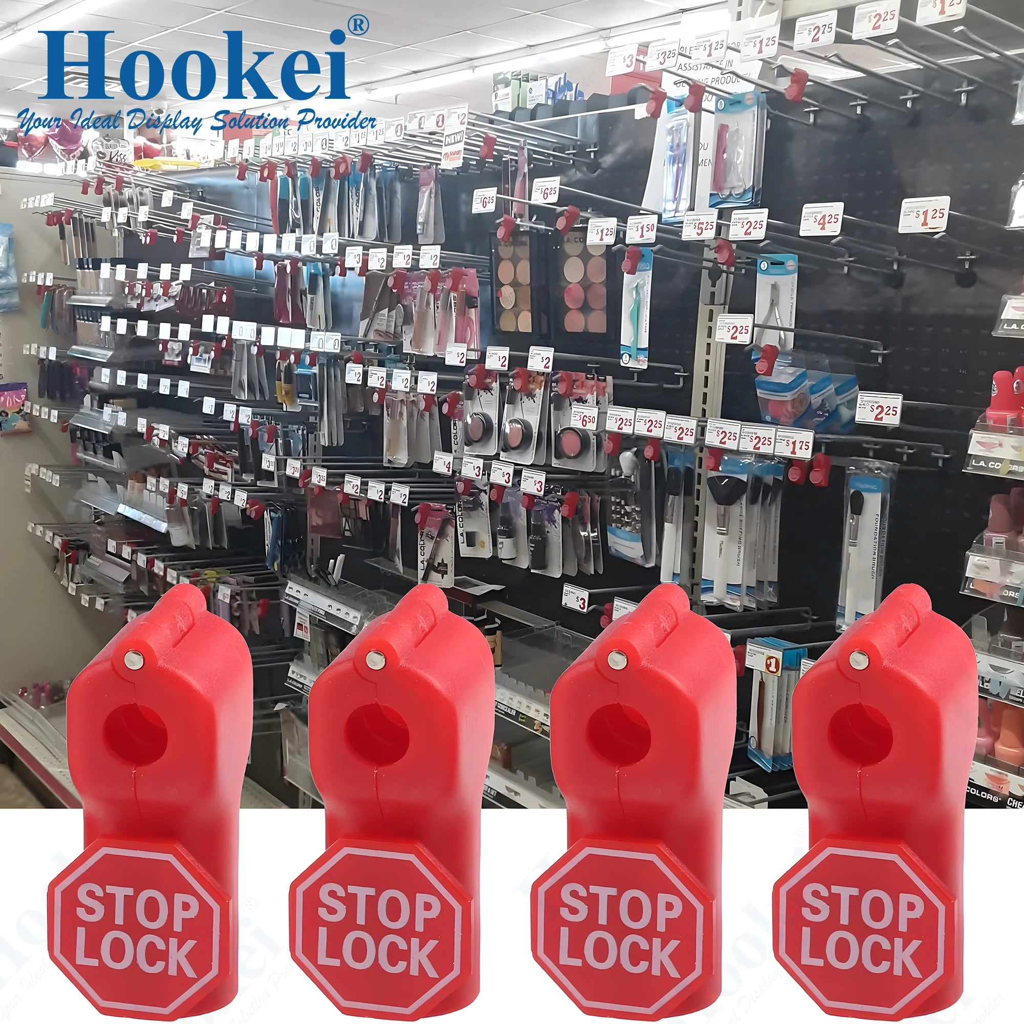 Cheap Wholesale Stoplock  Anti Theft Lock Plastic Plastic Stop Lock