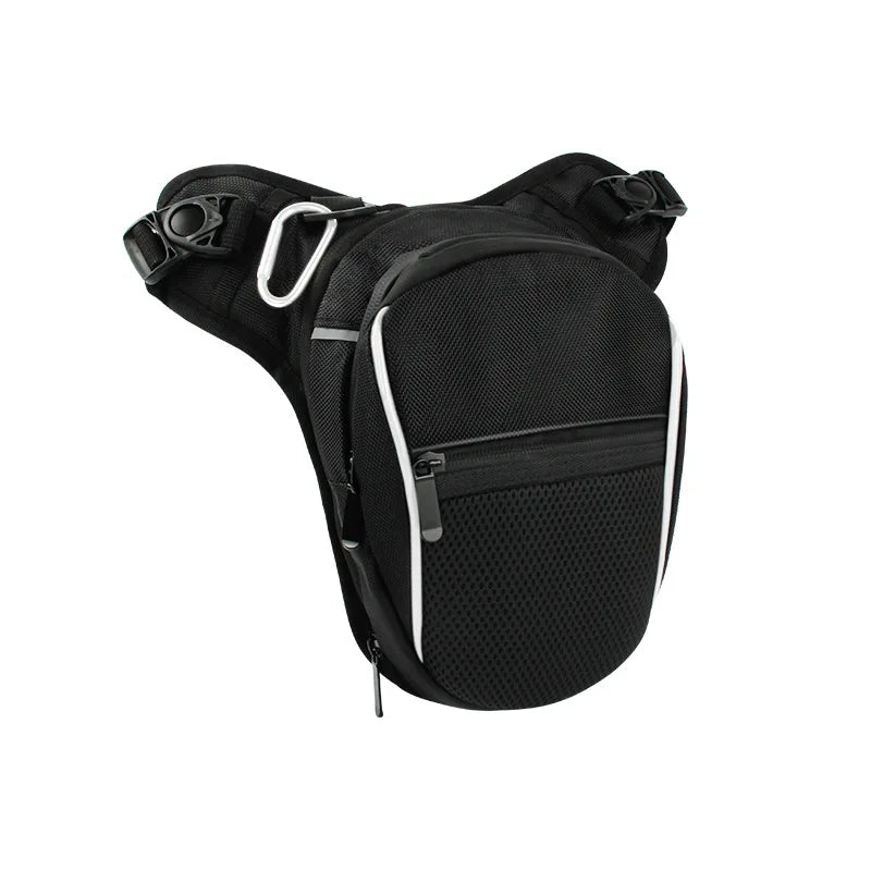 Tactical Leg Pack Riding Locomotive Reflective Strip Net Waist Pack Motorcycle Riding Waterproof Waist Pack Riding Waist Leg Bag