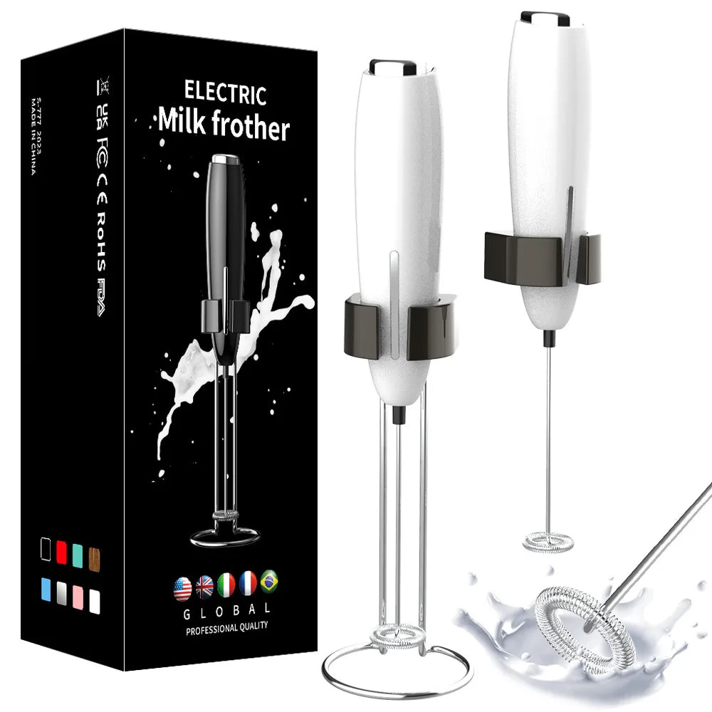 Newell Portable 5 in 1 Handheld Foam USB Rechargeable Coffee Mixer Electric Milk Frother with Custom Logo