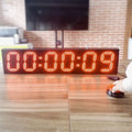 CHEETIE CP27B Waterproof Digital Watch Red LED Stopwatch Race Clock With Wired Button for Outdoor Sport Running Event