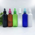 30ml 60ml 120ml Flat Round Shoulder with Flip Cap Press Cap PET Pe Spray Mist Bottle Plastic Bottles
