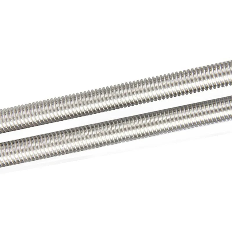 201 & 304 Stainless Steel Tooth Bar Screw Rod with Zinc Finish Full Tooth Wire M3-M64 Boom M3-M64 Threaded Rods Product