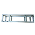 Custom Made Heavy Duty Single-Side Steel Tube Metal Welding Bracket Plastic Coated for Construction Building and Ironwork