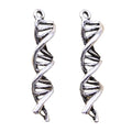 Charms Deoxyribonucleic Acid DNA Antique Silver Color Pendants Making DIY Handmade Tibetan Finding Jewelry