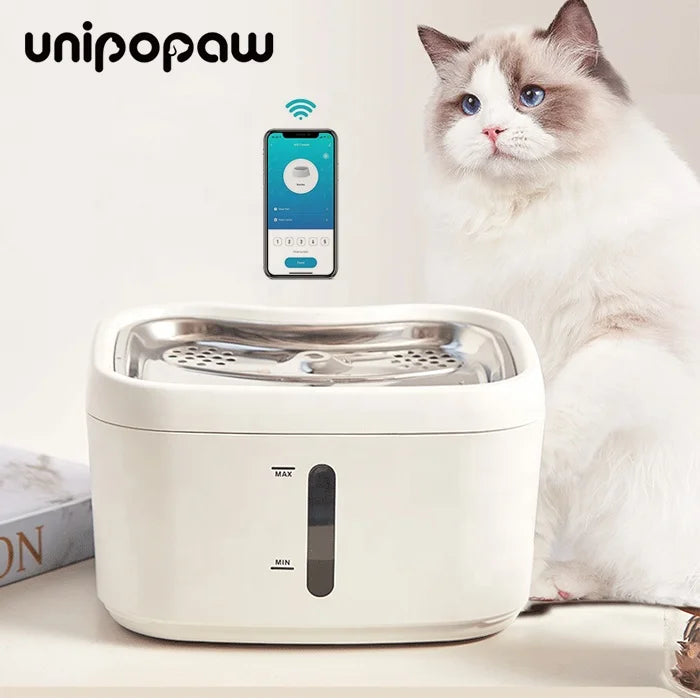 2.5L Tuya Smart Pet Drinking Water Dispenser Electric Intelligent WIFI APP Controlled Automatic Cat Water Fountain With Sensor
