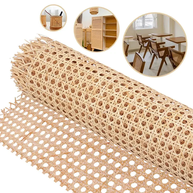 Low Price Natural Rattan Weave Cane Webbing Roll Sheet Rattan Roll