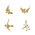 Permanet Flying Animal Bracelets Necklace Charms for Women Jewelry Making 14K Gold Filled Pendant