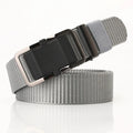 Flying Art Outdoor Nylon Belt Casual Toothless Alloy Buckle Quick Release All-match Jeans Belt Men's Belt