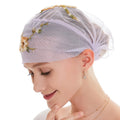 Hot Sell 10 Colors Muslim Women Lace Inner Hats Hijabs Breathable Mesh Turban Underscarf Caps Islamic Headwear Wrap Head Cover