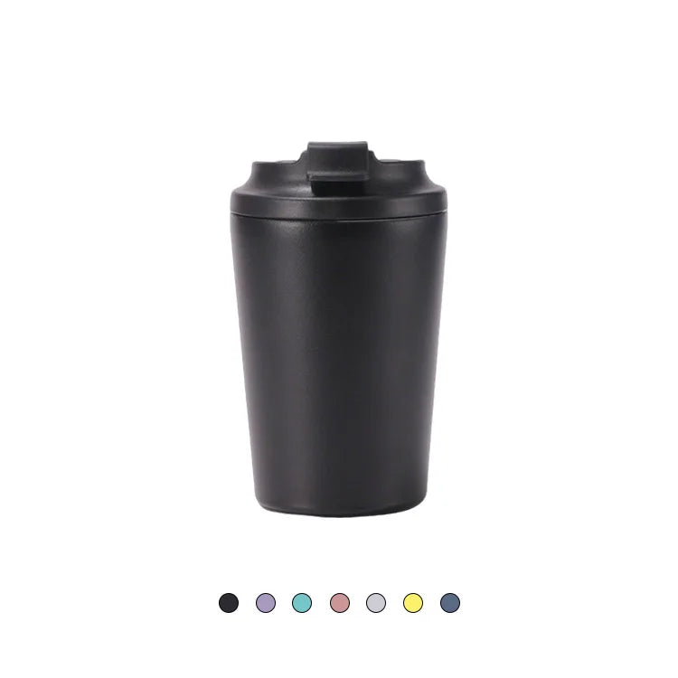 Wholesale Coffee Thermos Mug Stainless Steel 12oz Portable Travel Insulated Hot Coffee Cup Tumbler with Lid