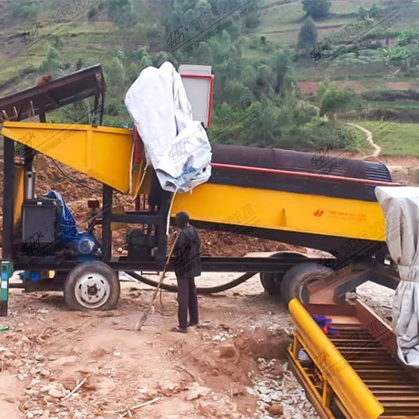 Full Setup Good Performance Gasoline Gold Washing Machine Gold Washing Mat Machine Gold Mining Separator Machine