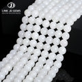 Hot Sale Natural Hetian White Jade 2/3/6/8/10MM Round Beads Loose Gemstones for DIY Jewelry Making Accessories