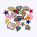 Wholesale Custom Logo Iron-On 3D Puff Embroidery Patches for Clothing Hats & Fabric with Flower Design