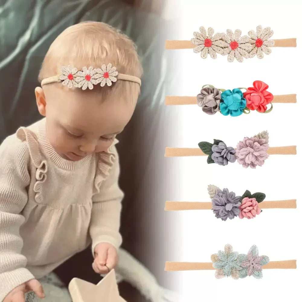 Baby Girls Infants Newborn Hair Accessories Wide Turban Animal Fancy Baby Headbands for Toddlers Kids and Children