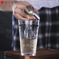 Wholesale 16oz Classic Style Glass Milk Mug with Custom Measuring Design Xinye Brand
