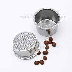 Coffee & Tea Sets Stainless Steel 51mm 2 Shot Coffee Basket for Coffee Portafilter