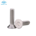 Hot Sale Metric DIN7991 Countersunk Socket Flat Head Hex Slot Passivated Finish 304&316 Stainless Steel Screws Grade A2/A4 QLD