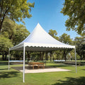 FEAMONT Pagoda Tent Outdoor Exhibition Tents for Business Events Wedding Parties Trade Shows PVC Waterproof All Seasons