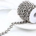 New Design Waterproof Stainless Steel Double Bead Chain Making Supplies Chain Diy Jewelry Accessories
