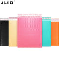 JIJID Waterproof Padded Envelopes Black Bubble MailersCustomized Logo Self Seal Protective Packaging Poly Bubble Bags
